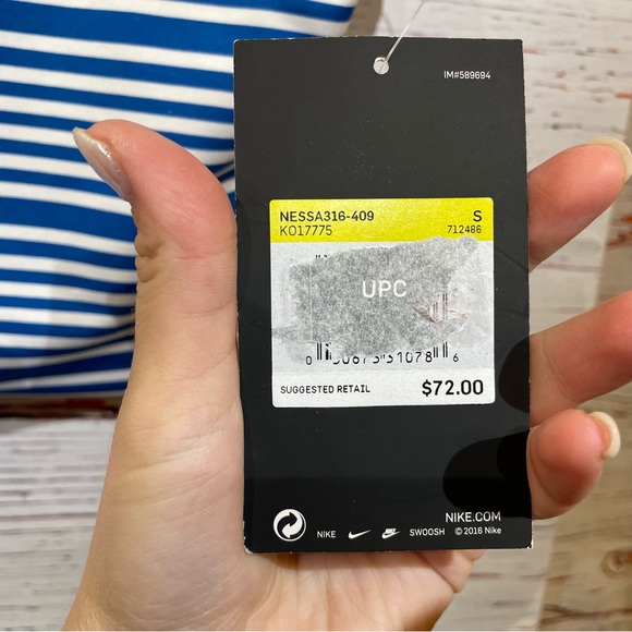 NWT Nike Reversible Sport Mesh Midkini Reversible Top - size S - Picture 7 of 13